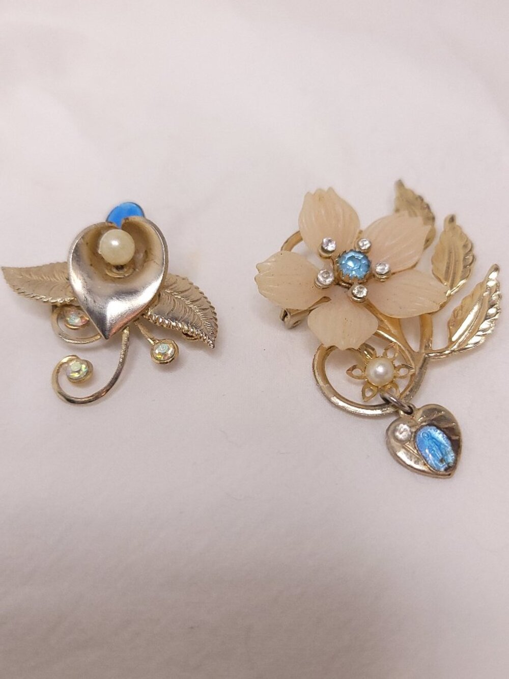 Two Vintage Relegious Brooches